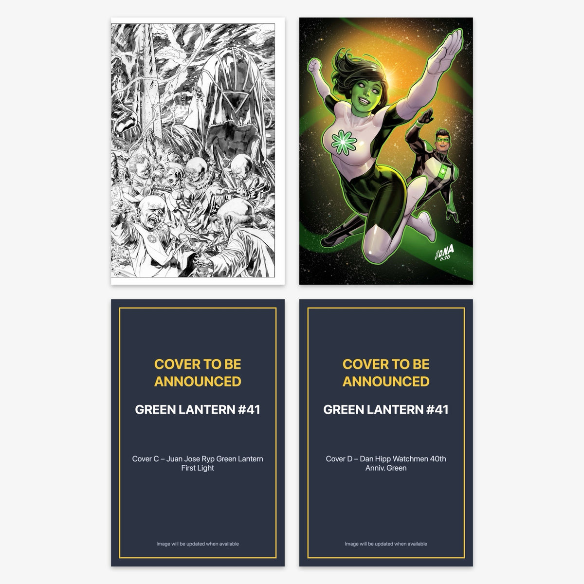 Green Lantern #41 Bundle – Covers A–D