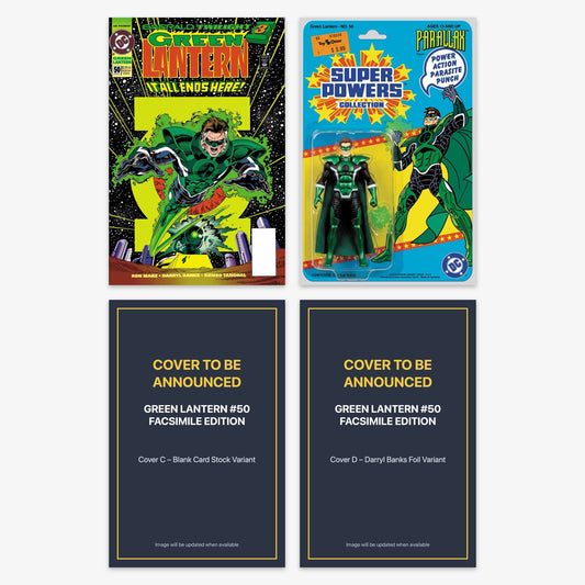 Green Lantern #50 FACSIMILE EDITION Bundle – Covers A–D