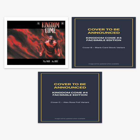 Kingdom Come #4 FACSIMILE EDITION Bundle – Covers A–C