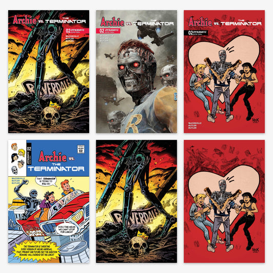 Archie vs the Terminator #2 Bundle – Covers A–F (No Incentive)