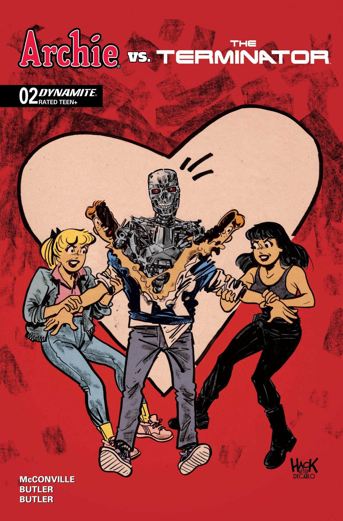 Archie vs the Terminator #2 Cover C – Robert Hack Variant