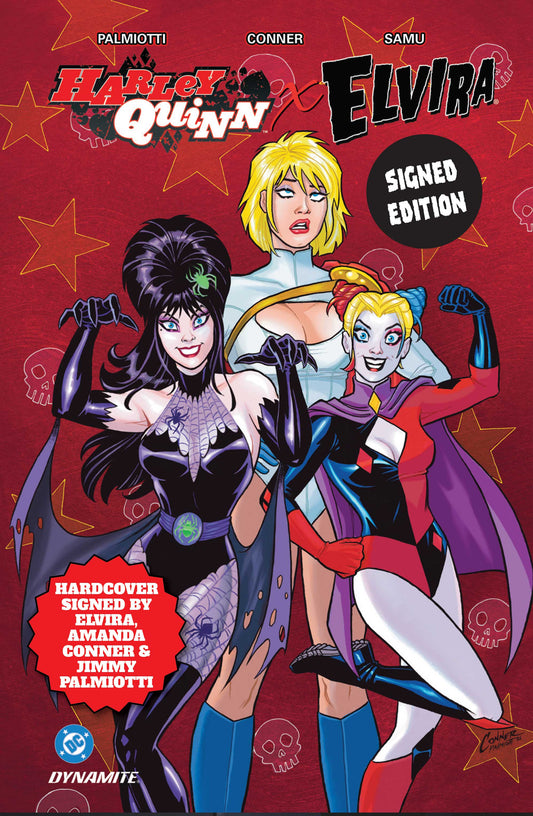 Harley Quinn X Elvira HC Signed by Elvira Default Title