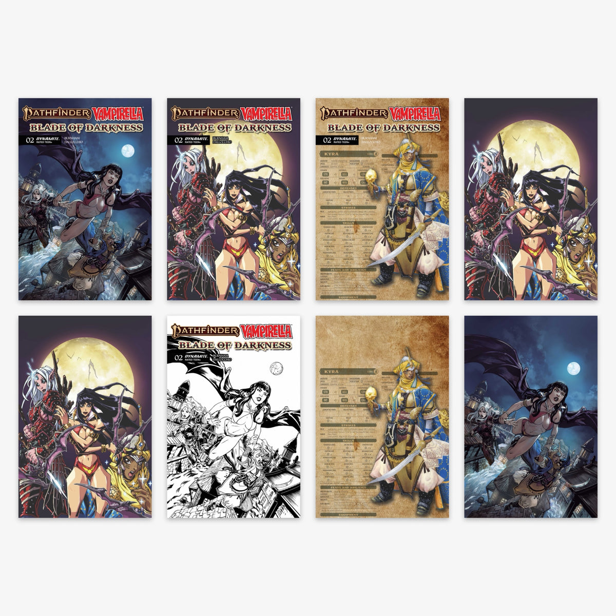 Pathfinder Vampirella Blade of Darkness #2 Bundle – Covers A–H (incl. Ratio Incentives)