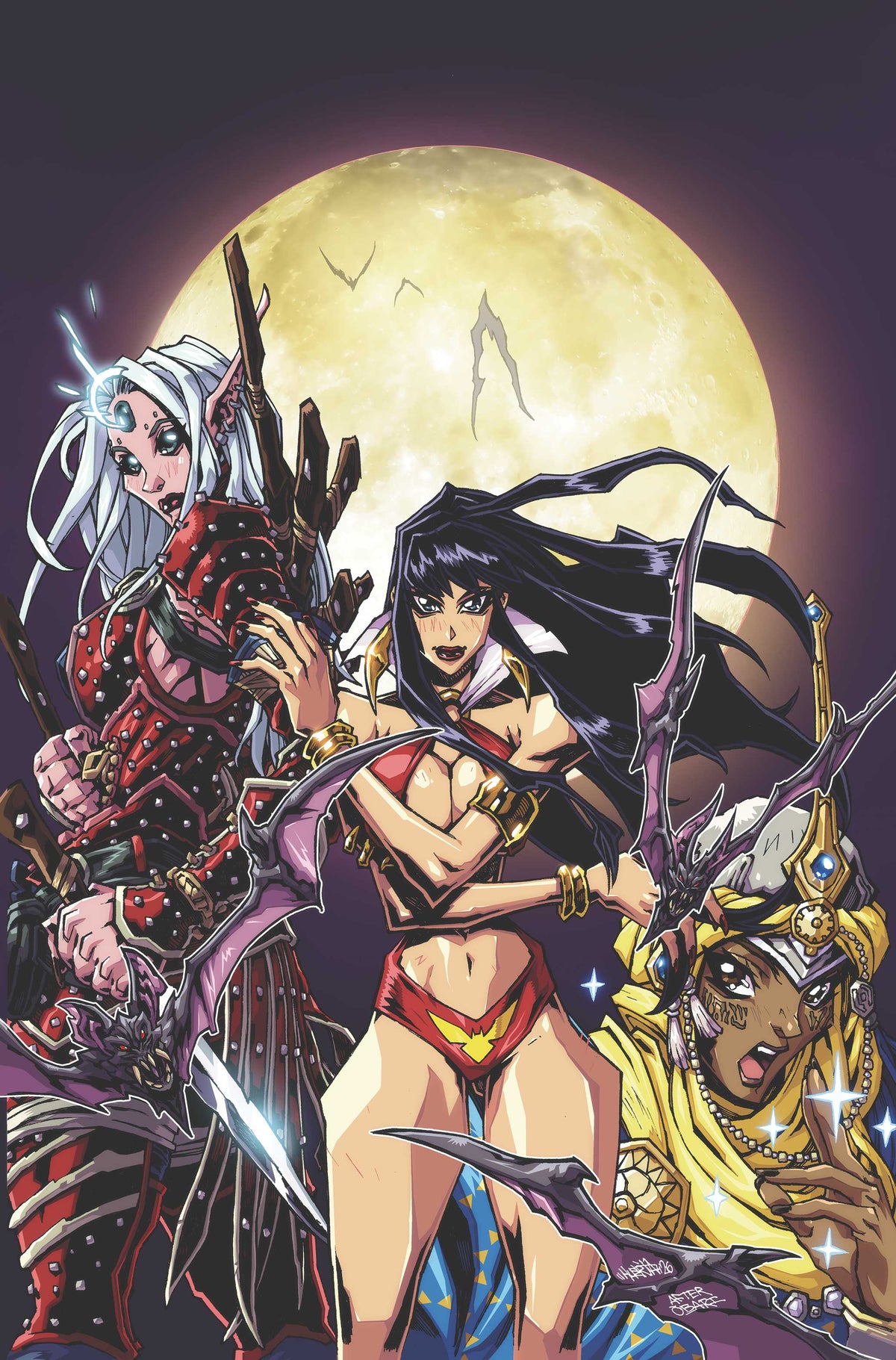 Pathfinder Vampirella Blade of Darkness #2 Cover D – Andrew Huerta Metal Premium Variant