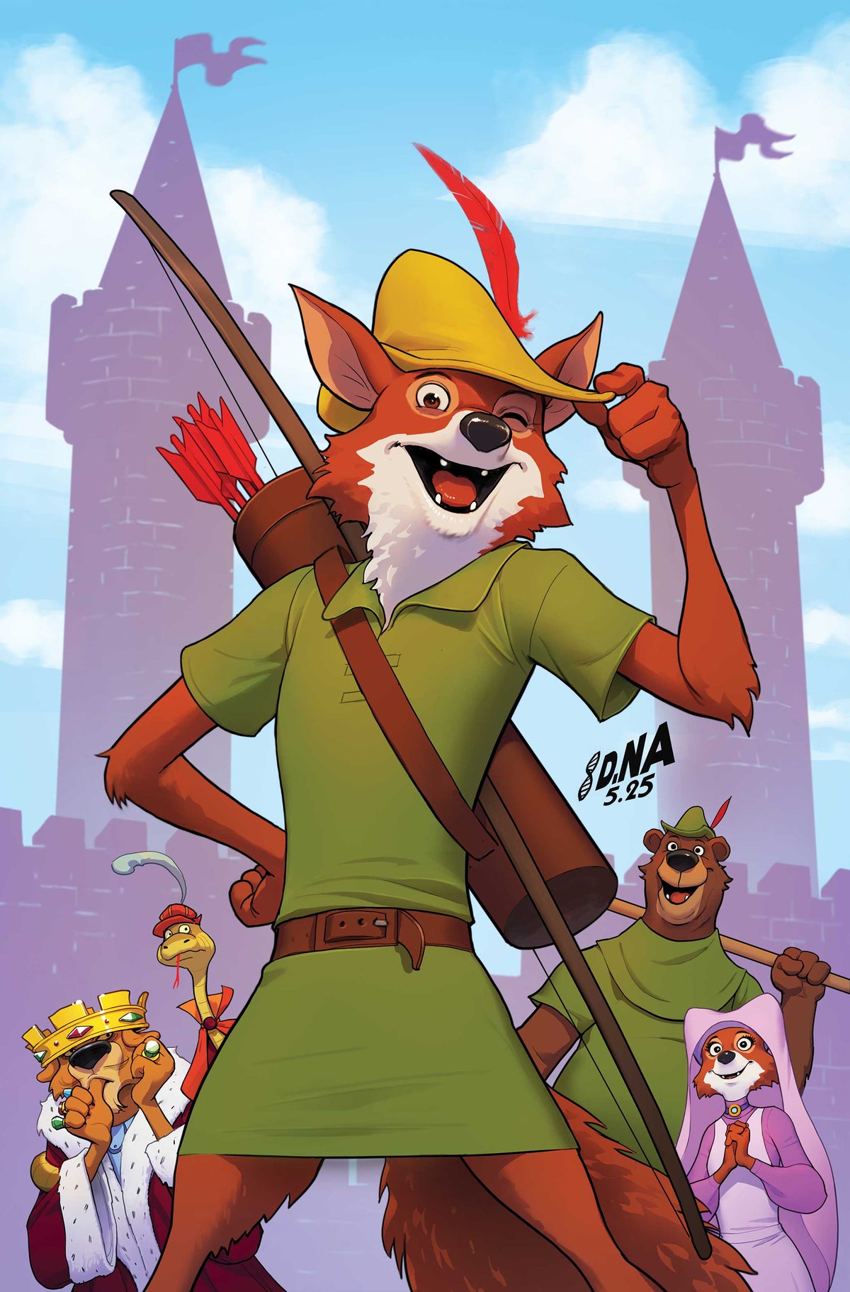 Robin Hood (2026) #1 Cover M – 1:20 Ratio David Nakayama Virgin Variant