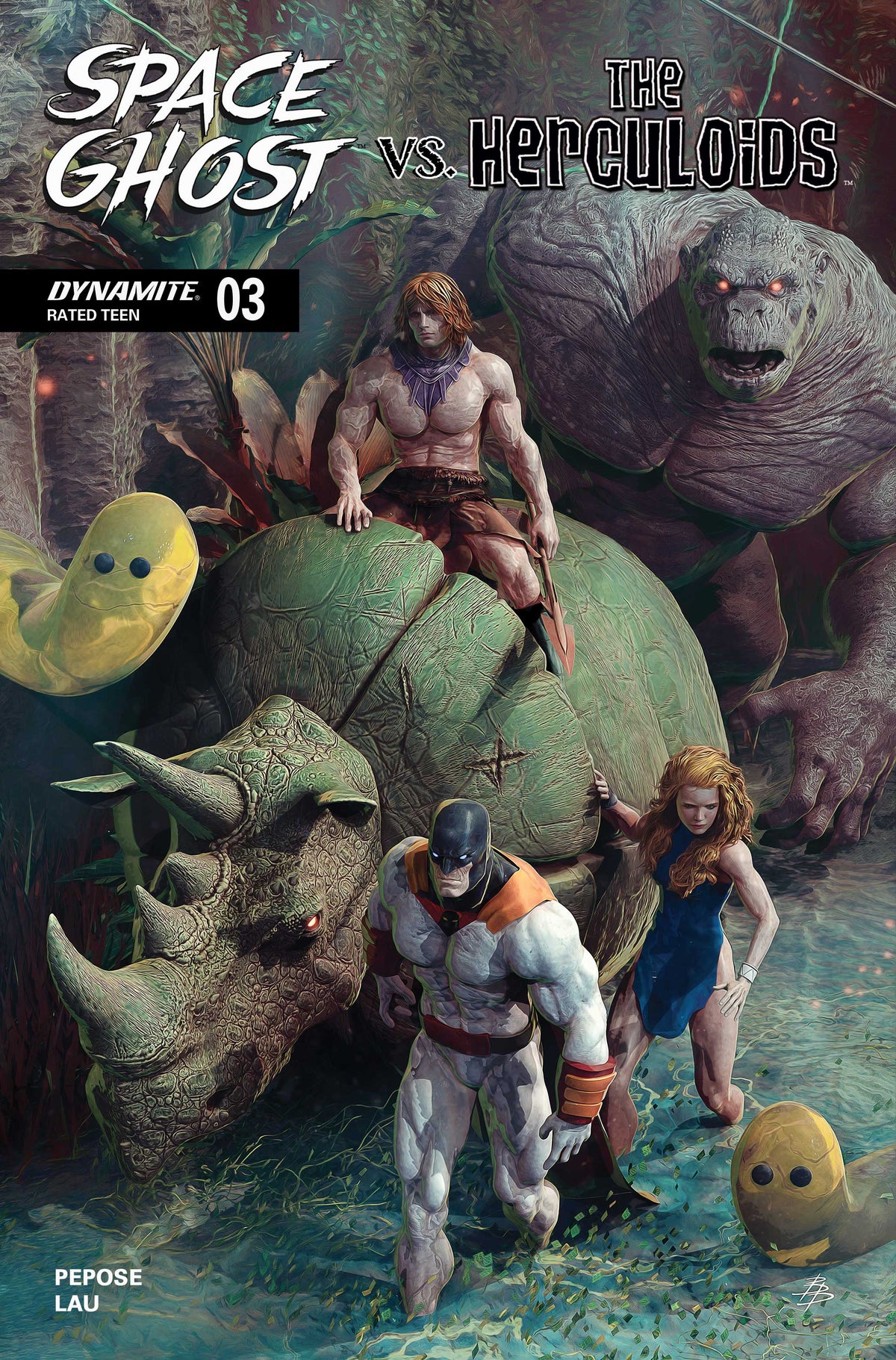 Space Ghost vs the Herculoids #3 Cover D – Bjorn Barends Variant