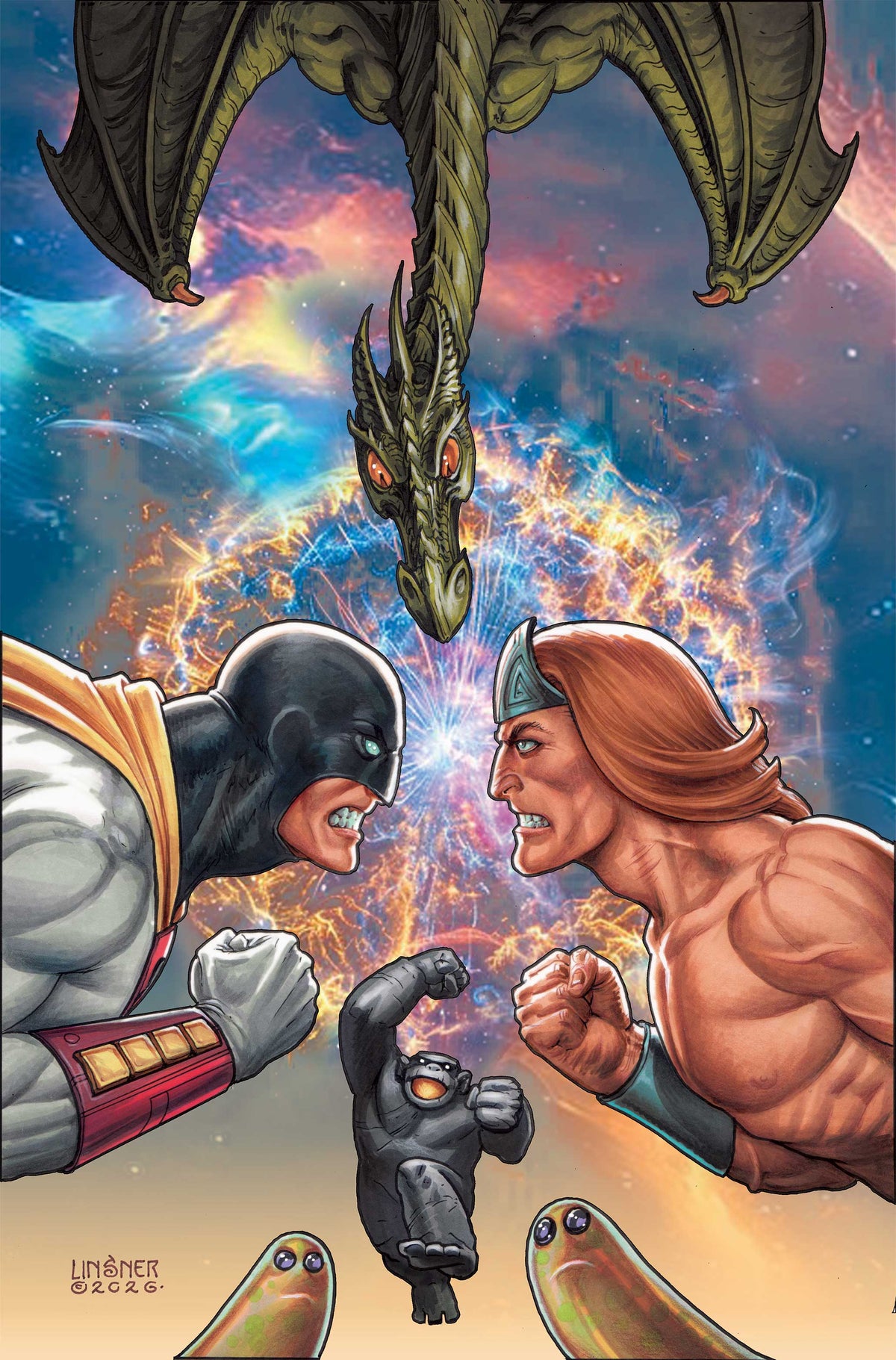 Space Ghost vs the Herculoids #3 Cover H – 1:15 Ratio Joseph Michael Linsner Virgin