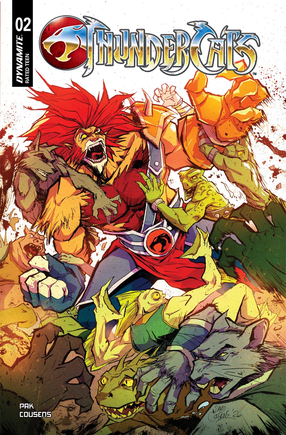 Thundercats (2026) #2 Cover B – David Cousens Variant