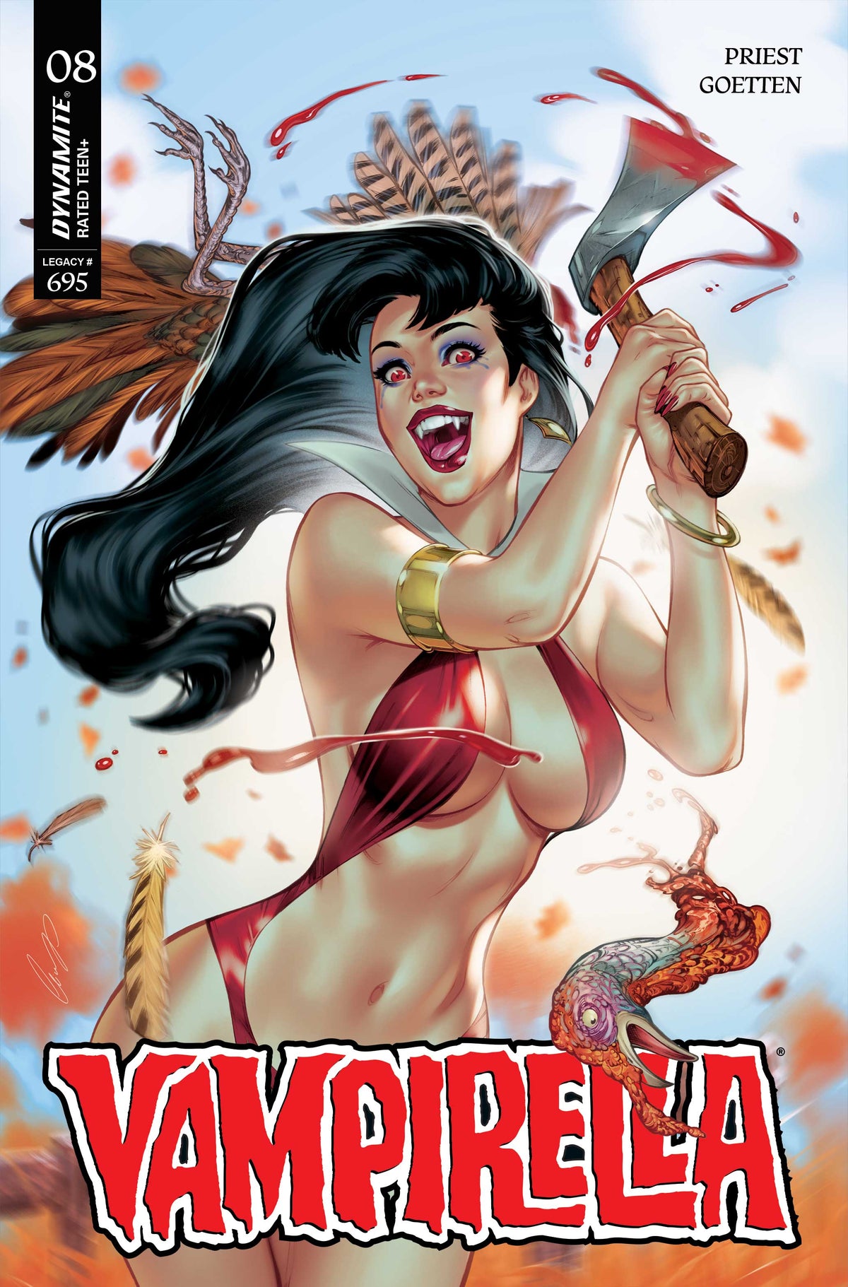 Vampirella (2026) #8 Cover D – Elias Chatzoudis Variant
