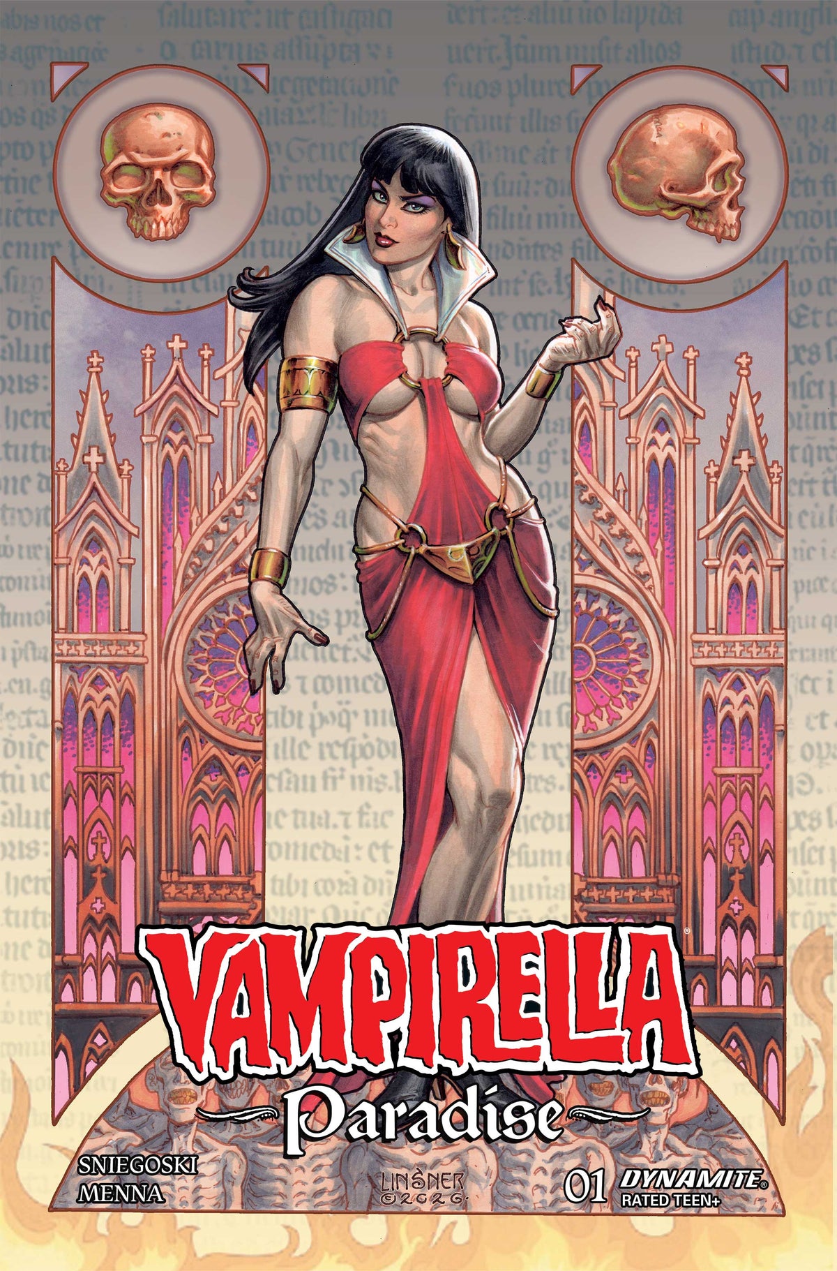Vampirella Paradise #1 Cover B – Joseph Michael Linsner Variant