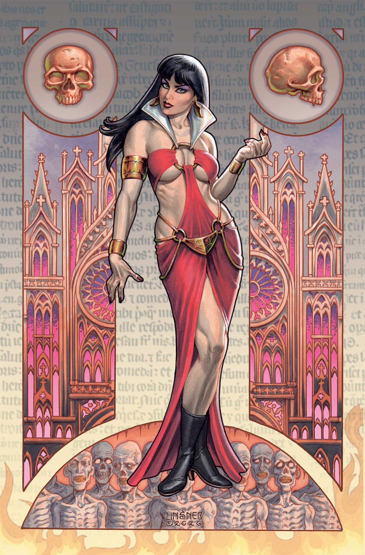 Vampirella Paradise #1 Cover I – Joseph Michael Linsner Ltd Virgin