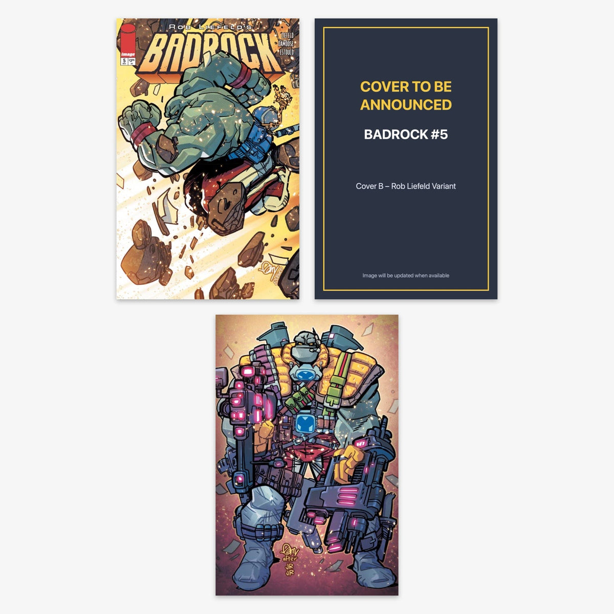 Badrock #5 Bundle – Covers A–C (includes cover to be announced)