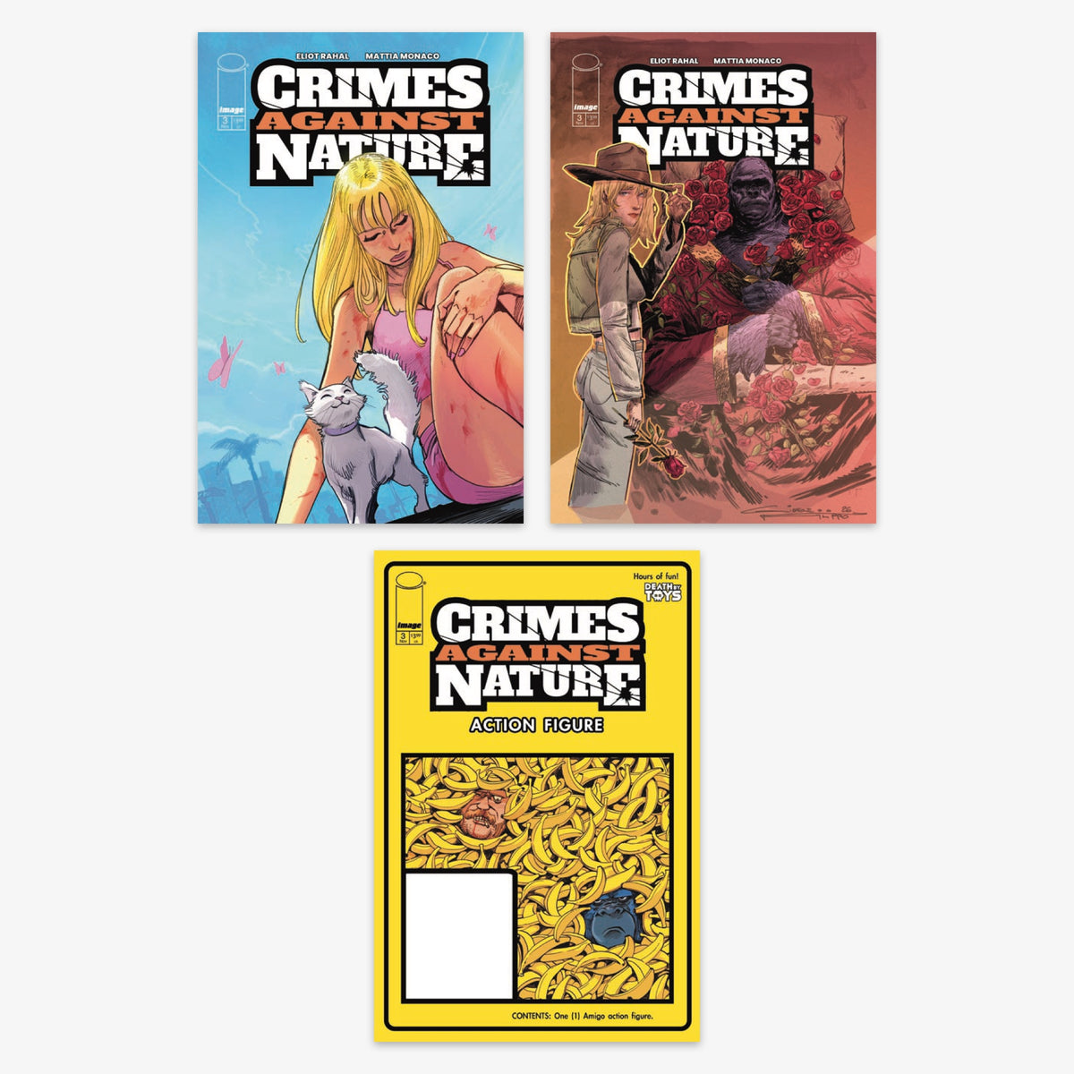 Crimes Against Nature #3 Bundle – Covers A–C