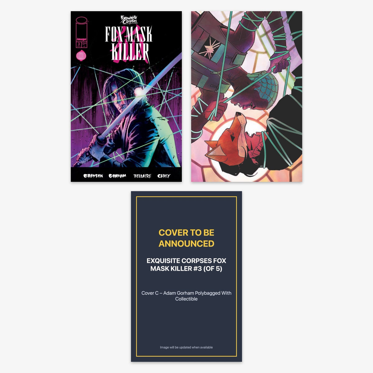 Exquisite Corpses Fox Mask Killer #3 (of 5) Bundle – Covers A–C (No Incentive) (includes cover to be announced)
