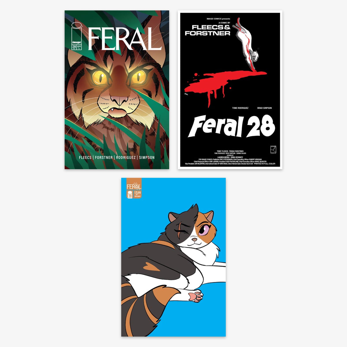 Feral #28 Bundle – Covers A–C