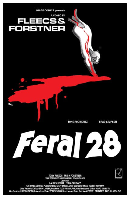 Feral #28 Cover B – Tony Fleecs&Trish Forstner Suspiria Hom.