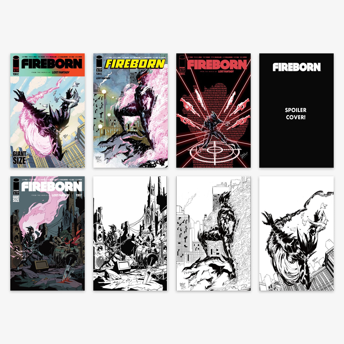 Fireborn #6 Bundle – Covers A–H (incl. Ratio Incentives)
