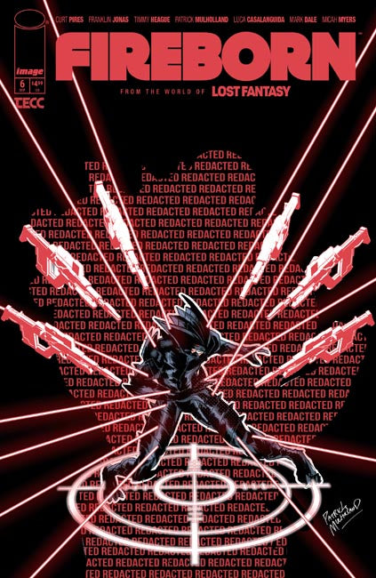 Fireborn #6 Cover C – Patrick Mulholland Villain Variant