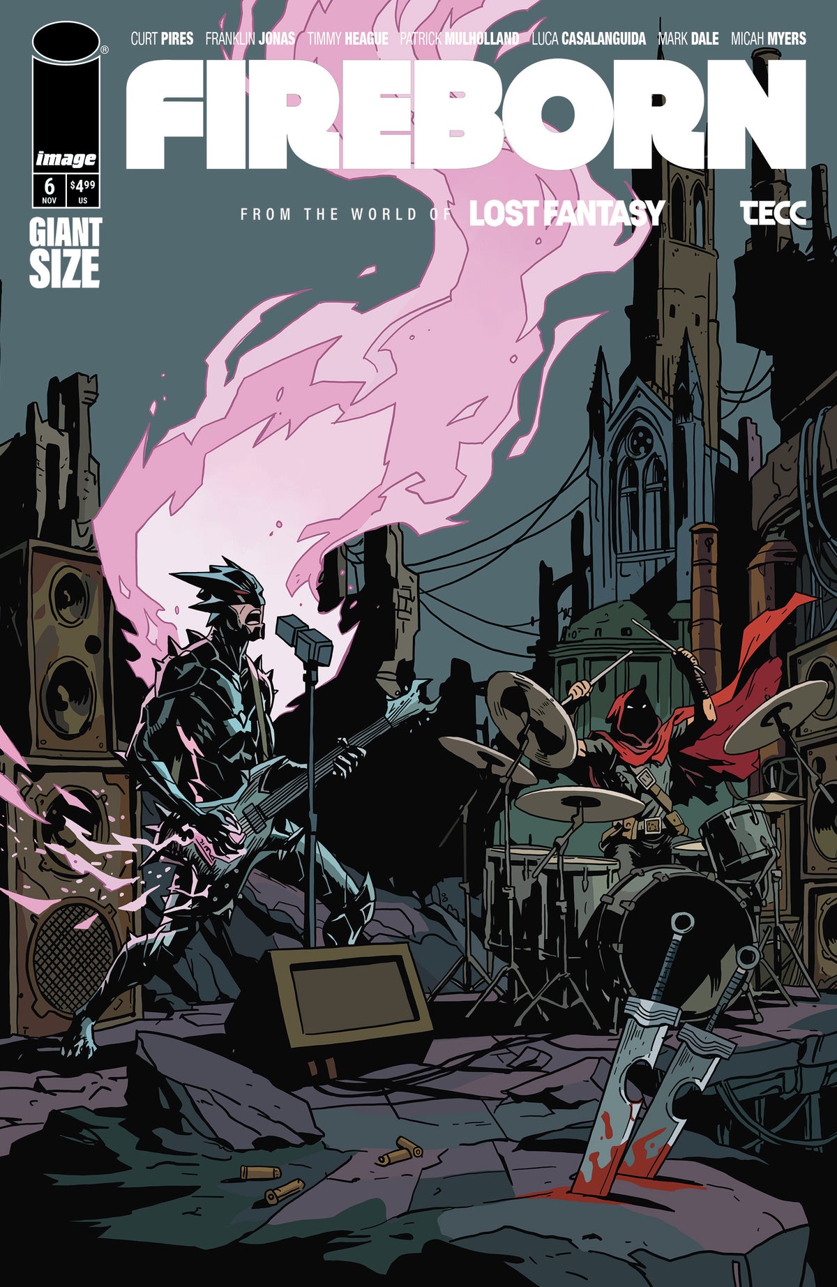 Fireborn #6 Cover E – Emmanuel Gervasoni Cardstock Concert