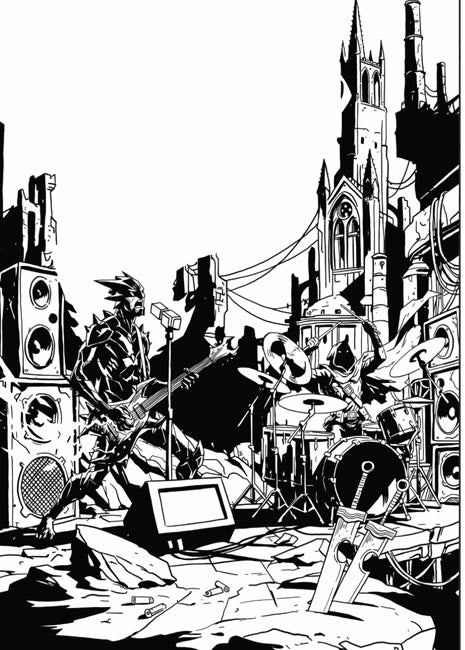 Fireborn #6 Cover F – Emmanuel Gervasoni Cardstock Concert B&W