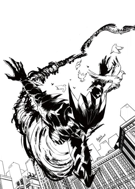 Fireborn #6 Cover H – 1:50 Patrick Mulholland B&W Virgin