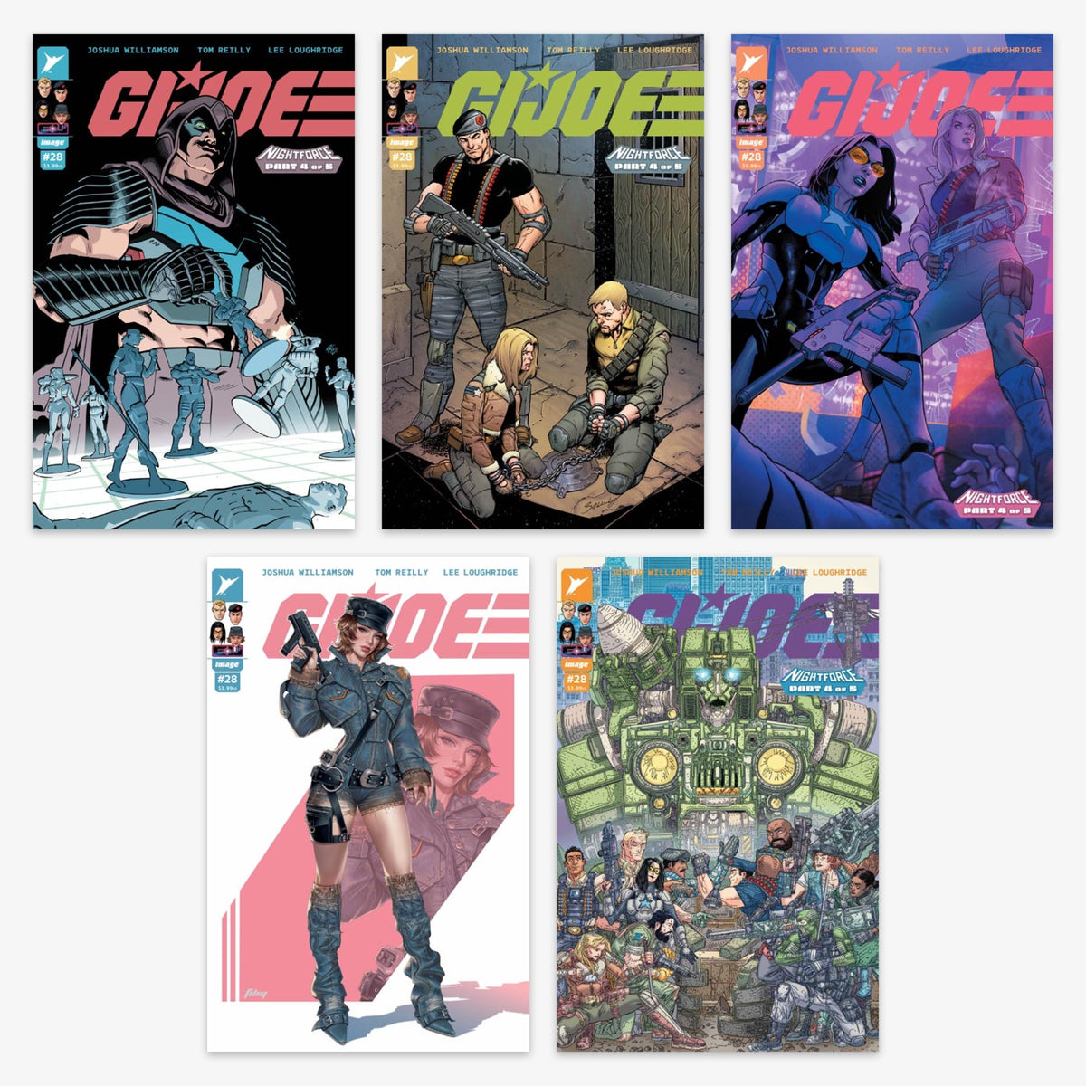 GI Joe #28 Bundle – Covers A–E (incl. Ratio Incentives)