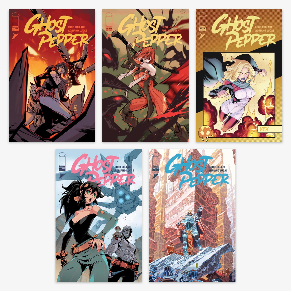 Ghost Pepper #17 Bundle – Covers A–E (incl. Ratio Incentives)