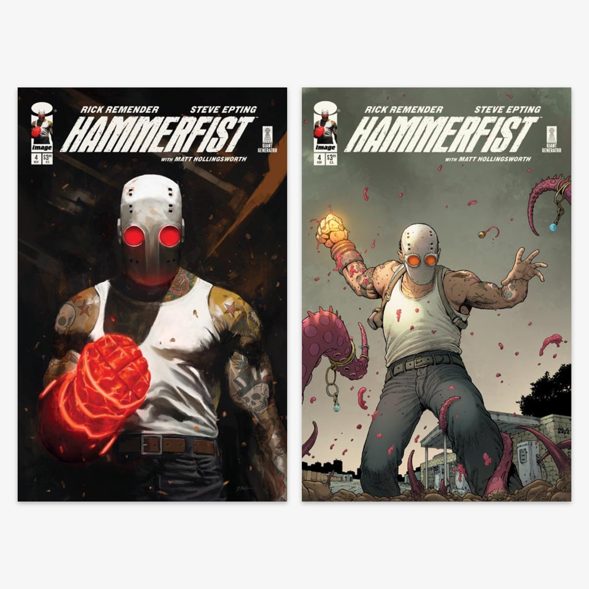 Hammerfist #4 Bundle – Covers A & B