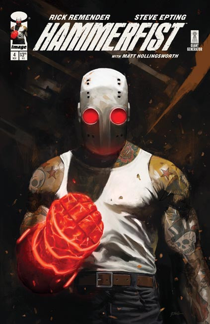 Hammerfist #4 Cover A – Steve Epting
