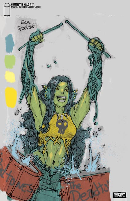 Hornsby & Halo #17 Cover C – Francis Manapul Design Sketch Variant