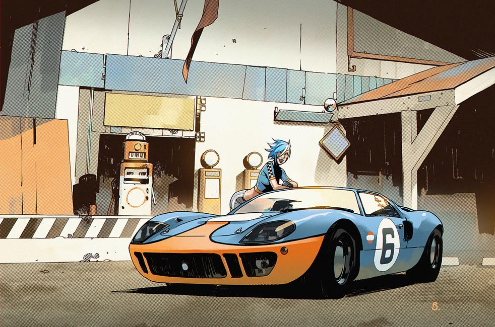 Last Driver #4 (of 5) Cover C – Bengal Variant