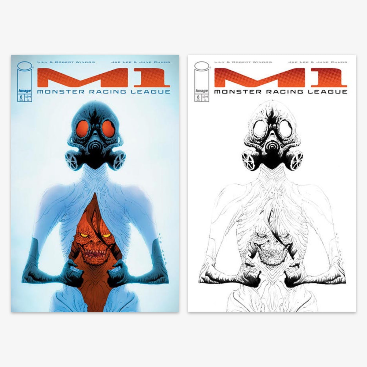 M1 Monster Racing League #6 Bundle – Covers A & B (incl. Ratio Incentives)