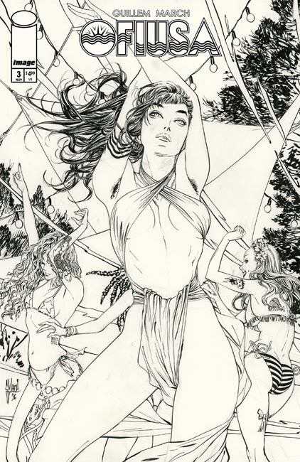 Ofiusa #3 (of 6) Cover D – 1:25 Ratio Guillem March Raw Art Variant