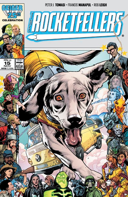 Rocketfellers #15 Cover B – Bryan Hitch&Brad Anderson Geiger #25