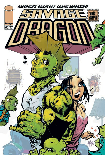 Savage Dragon #284 Cover C – Adam Archer Variant