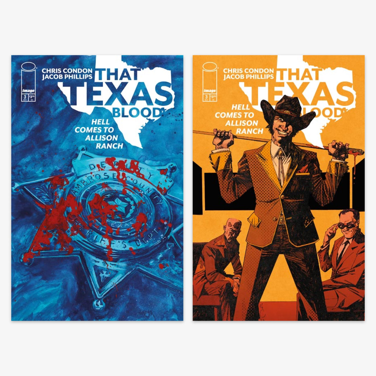 That Texas Blood Hell Comes to Allison Ranch #3 (of 6) Bundle – Covers A & B