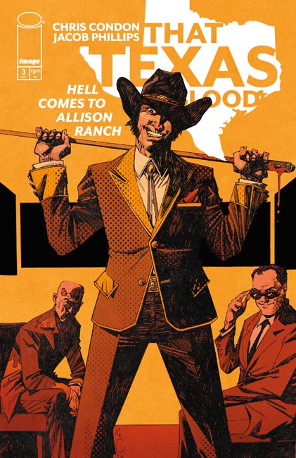 That Texas Blood Hell Comes to Allison Ranch #3 (of 6) Cover B – John McCrea Variant
