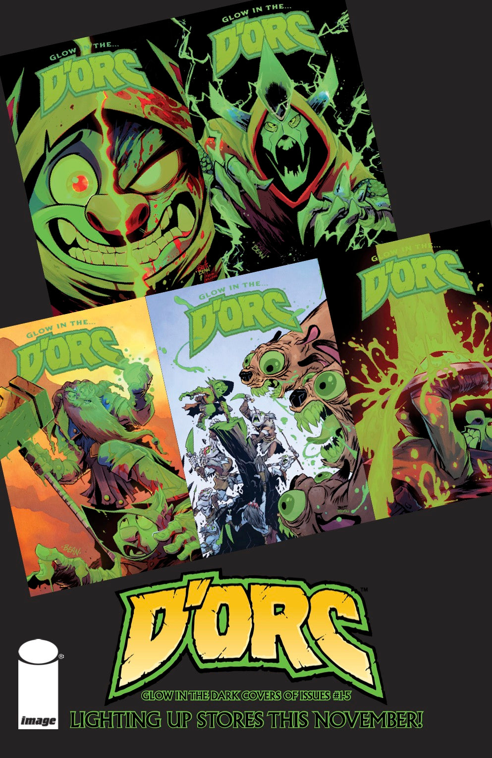 Dorc #1-5 GLOW IN THE DORC VARIANT BUNDLE Default Title