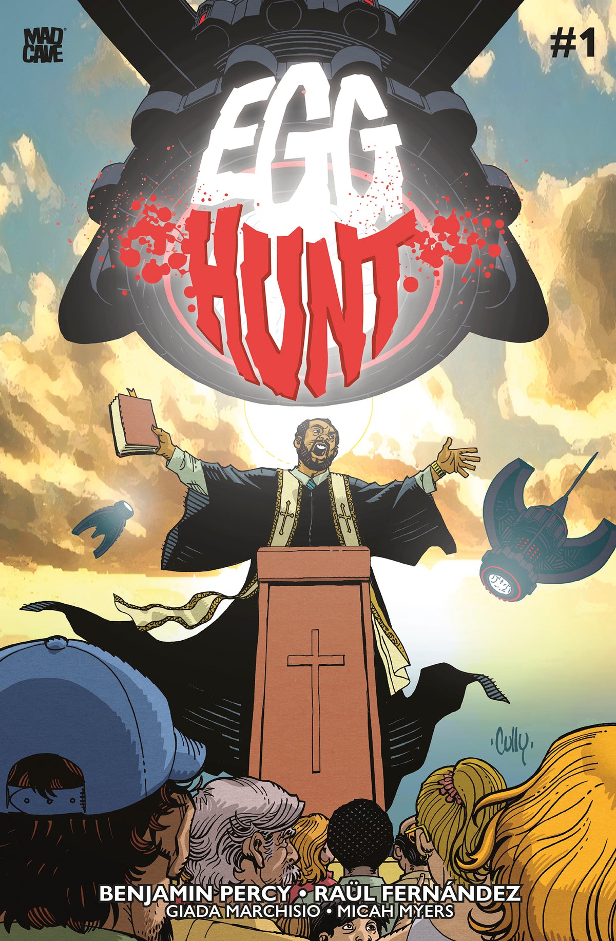 Egg Hunt #1 (of 4) Cover B – Cully Hamner Variant