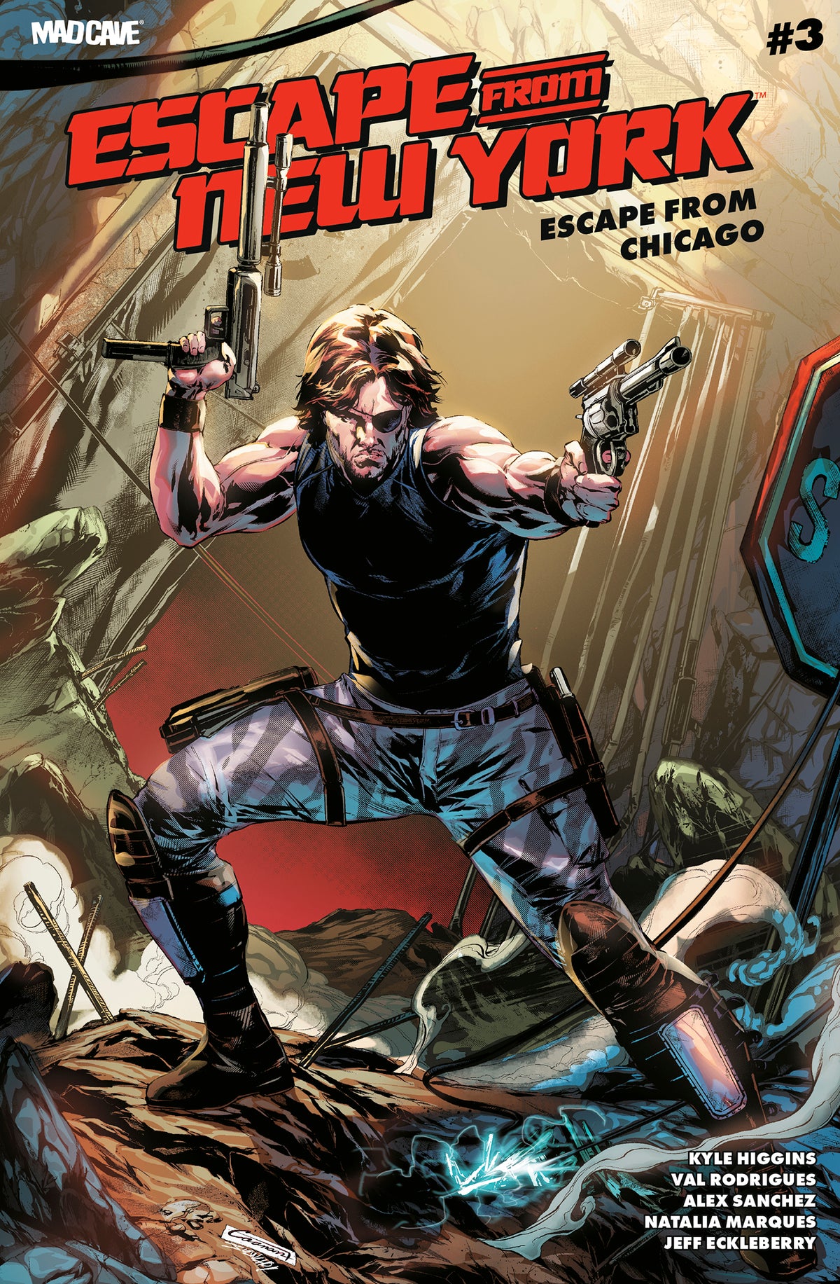 Escape From New York Escape From Chicago #3 Cover B – Caanan White Variant