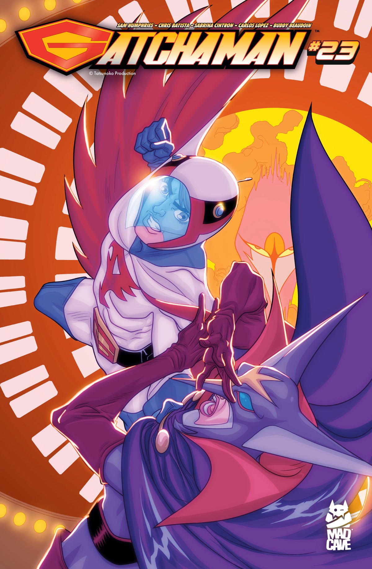 Gatchaman #23 Cover A – Chris Batista Sabrina Cintron