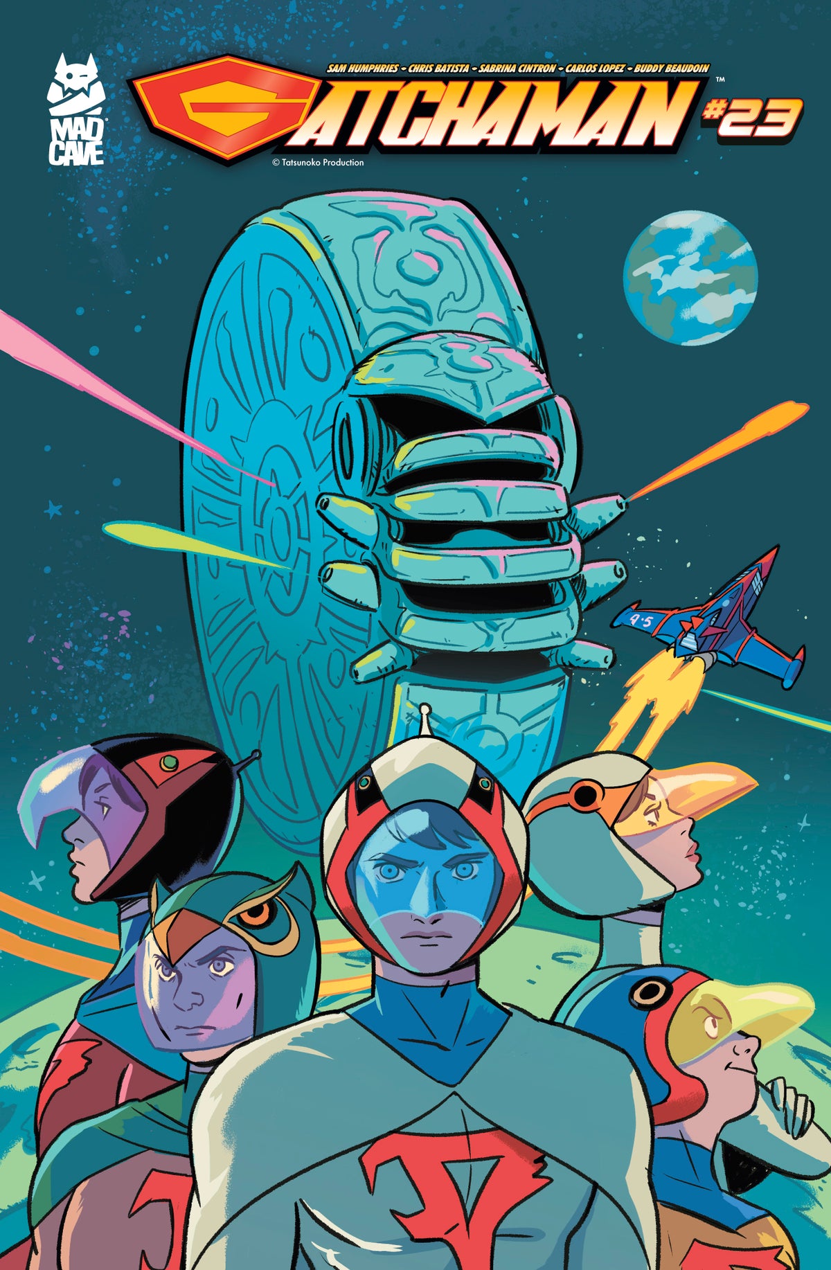 Gatchaman #23 Cover B – Natacha Bustos Variant
