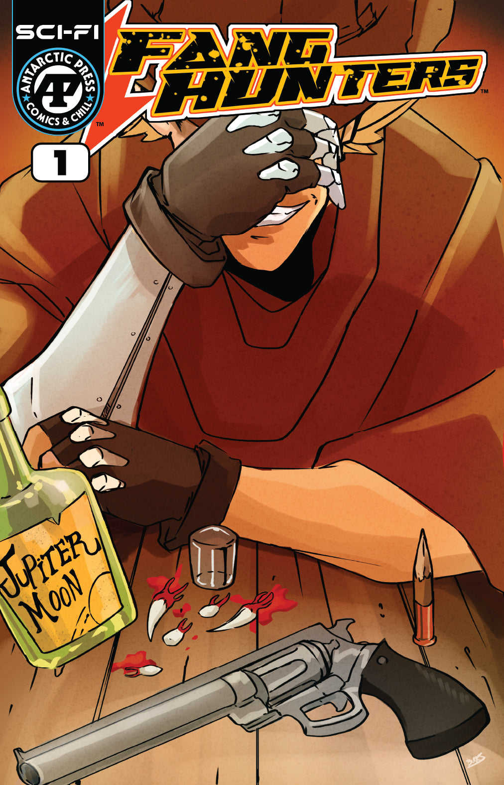 Fang Hunters #1 Cover B – Terrence Burks Over the Teeth Variant