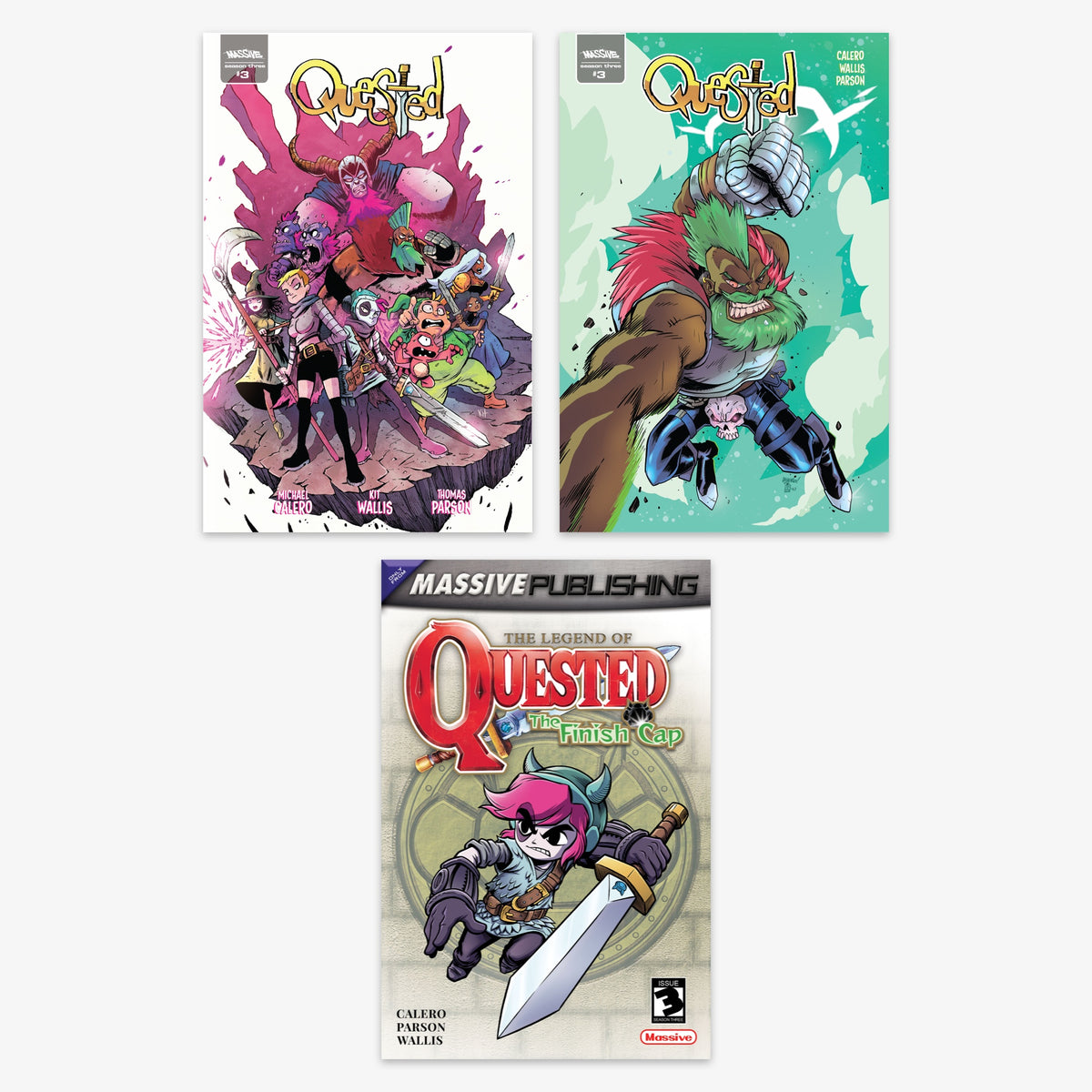 Quested #3 (of 3) Bundle – Covers A–C