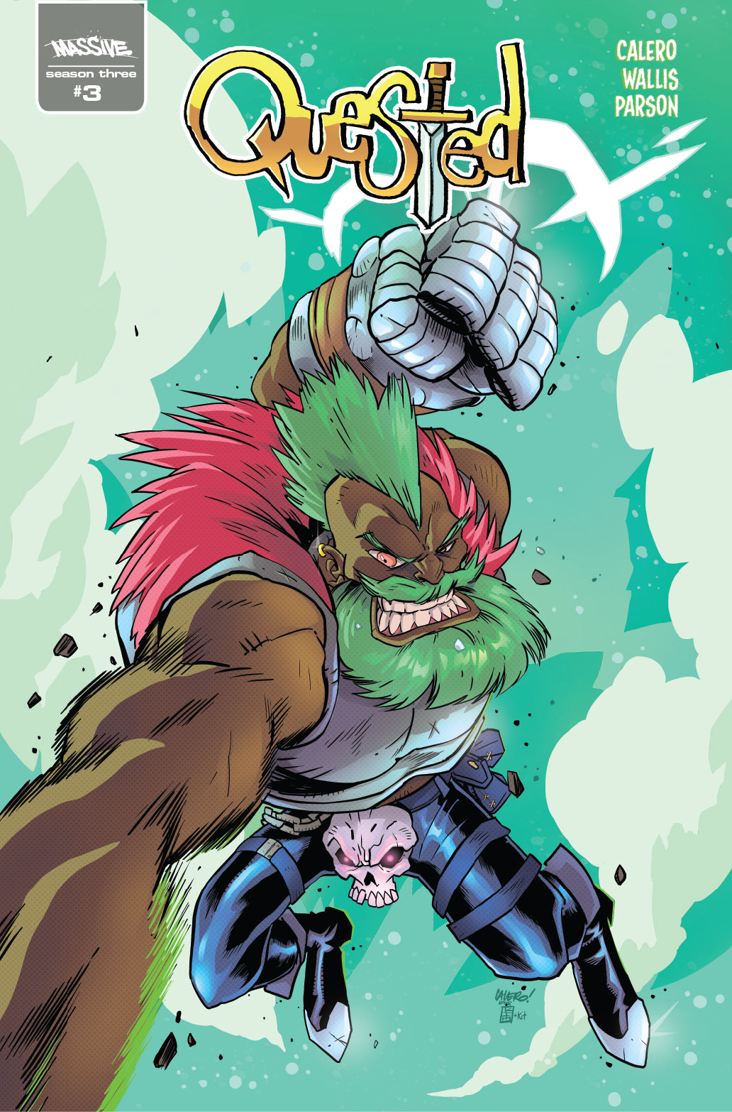 Quested #3 (of 3) Cover B – Michael Calero Homage Variant