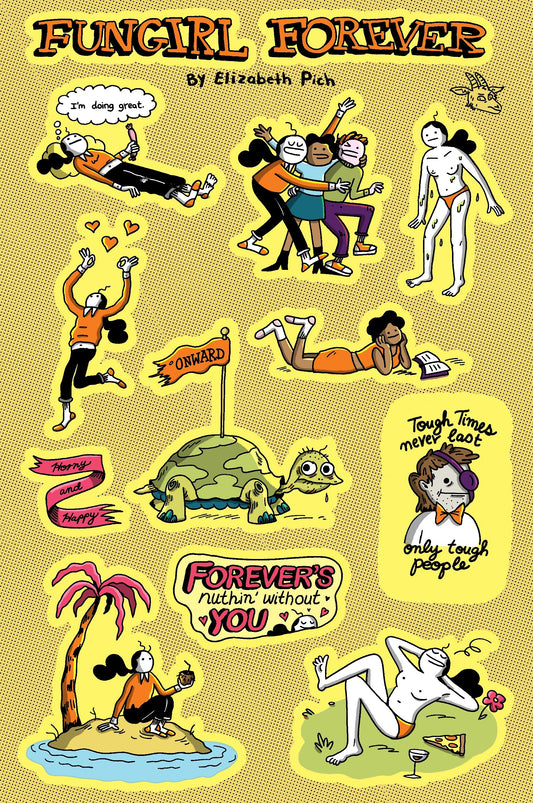 Fungirl Forever Sticker Sheet Default Title