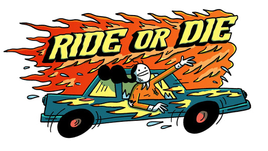 Fungirl Forever Ride or Die Sticker Default Title