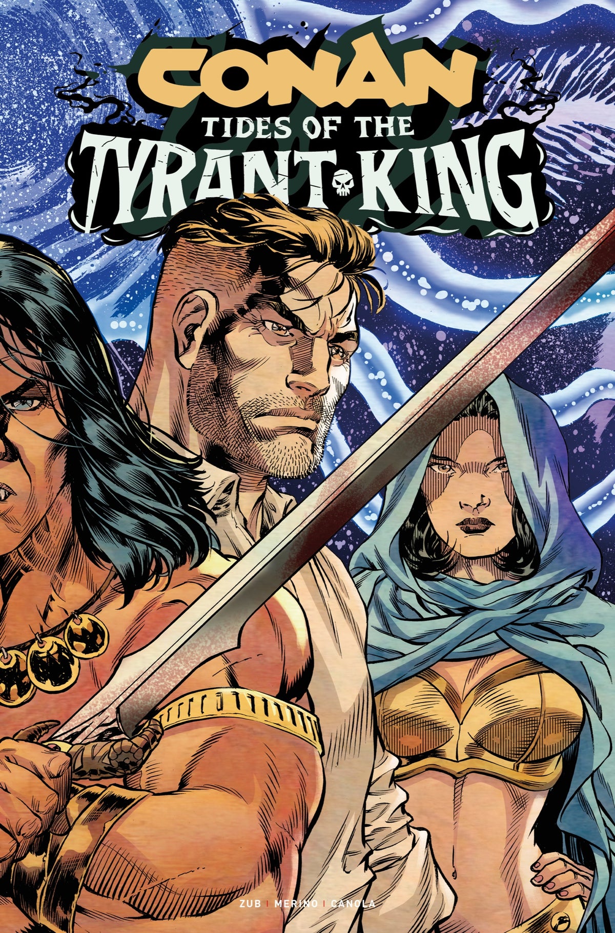 Conan the Barbarian Tides of the Tyrant King #3 (of 4) Cover B – Jesus Merino Connecting Variant