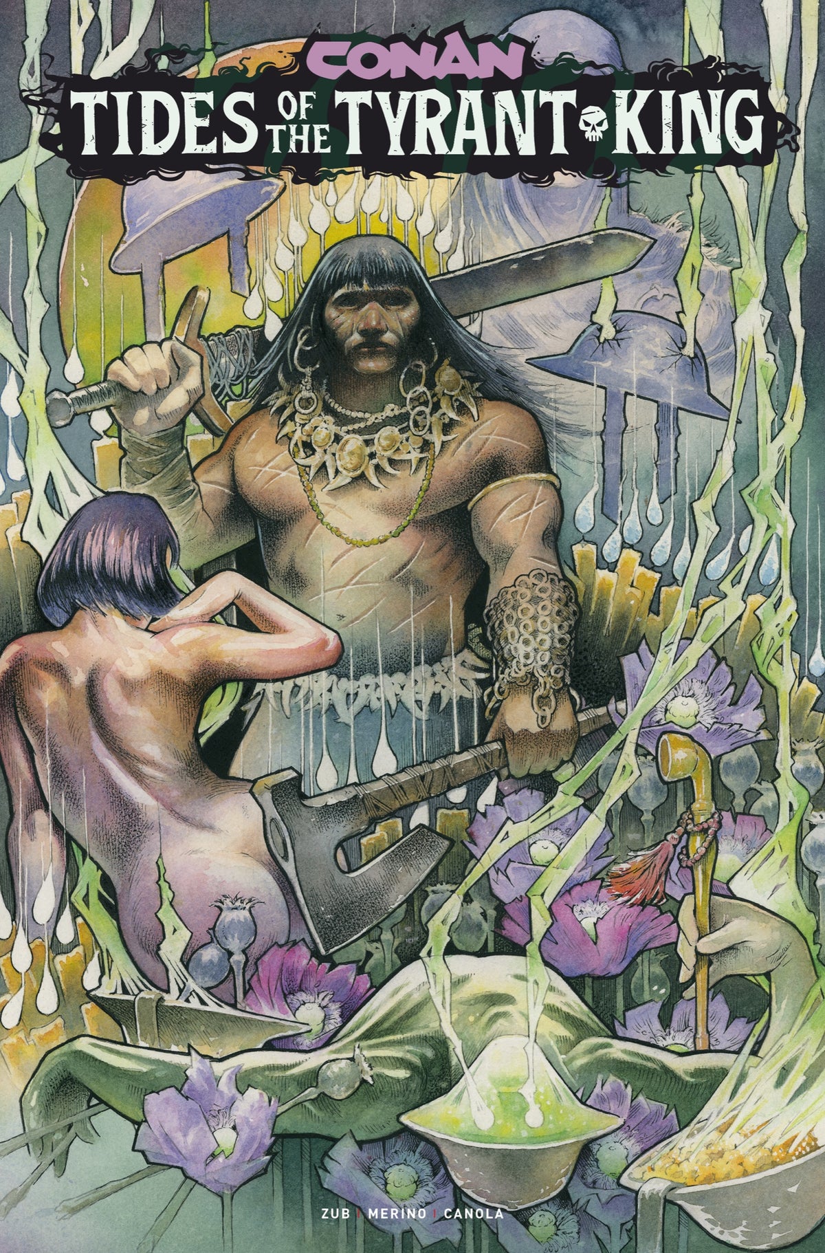 Conan the Barbarian Tides of the Tyrant King #3 (of 4) Cover D – John Baizley Variant