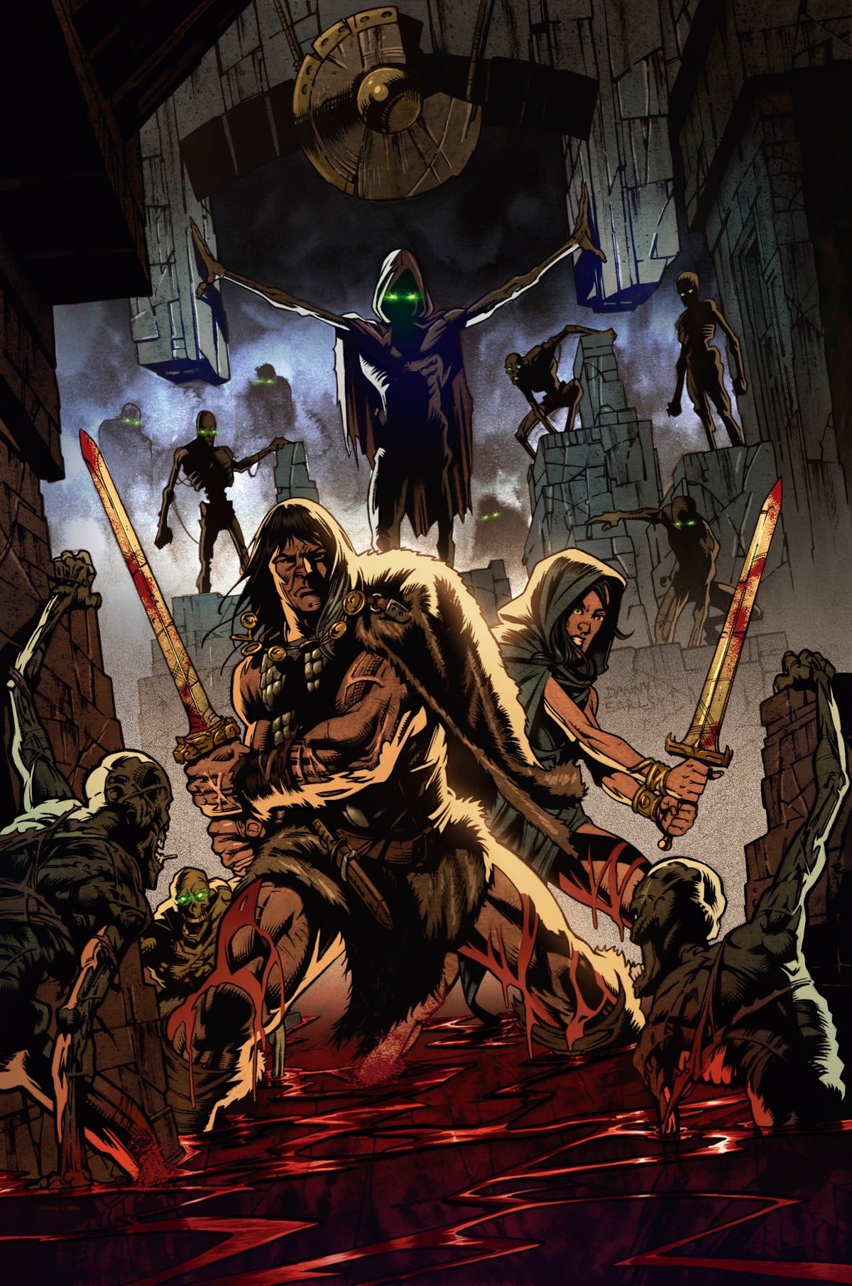 Conan the Barbarian Tides of the Tyrant King #3 (of 4) Cover E – Danny Earls Virgin Cardstock Variant